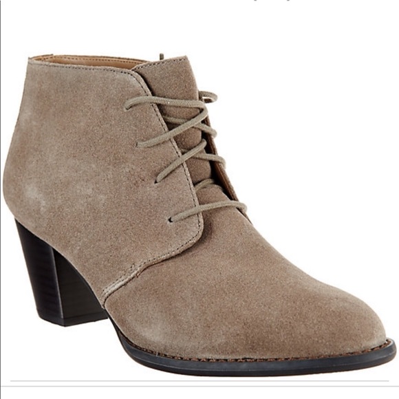 suede lace up ankle boots womens